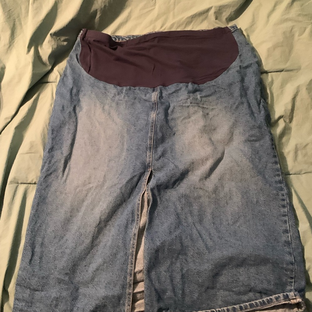 Maternity skirt jean